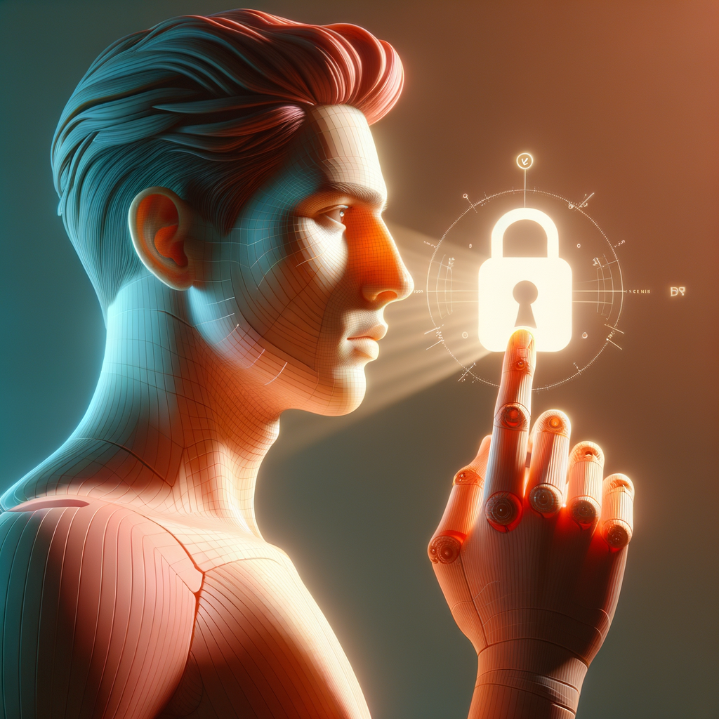 Phone with a privacy lock glow
